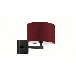 BLACK LACQUERED STRAIGHT ARM SCONCE