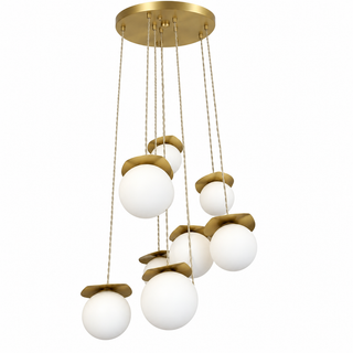PLAFONNIER 10 LAMPES G9