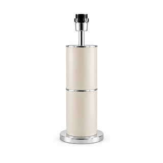BEDSIDE TABLE 2X100 BEIGE LACQUERED/STAINLESS STEEL