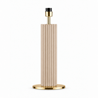CAND. MESA 20 TUBOS 50CM ALT BASE 20CM LAC BEGE/LT POL