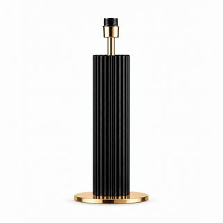 CAND. TABLE 20 TUBES HAUT. 50CM BASE 20CM LAQ. NOIR/LAIT. POLI