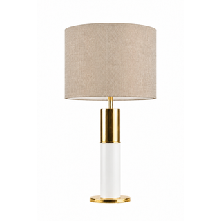 TABLE CAND. 76L TUBE POLE (12CM) + WHITE LACQUER (20CM)