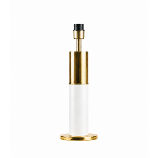 TABLE CAND. 76L TUBE POLE (12CM) + WHITE LACQUER (20CM)