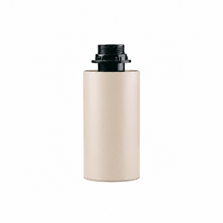 PIED DE LAMPE TUBE LAQUÉ BEIGE P/ ABAT-JOUR