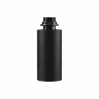 BLACK LACQUERED TUBE TABLE CANDELABRA FOR GLASS BALL