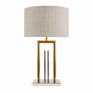 CAND. RECT. TABLE WOOD/INOX