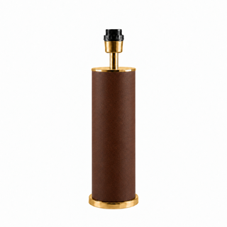 TUBE TABLE CANDLESTICK 100*30 LACQUERED CORTEN/POLISHED BRASS