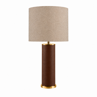TUBE TABLE CANDLESTICK 100*30 LACQUERED CORTEN/POLISHED BRASS
