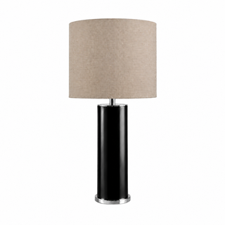 CAND. MESA TUBO 100*30 LACADO PRETO/INOX POLIDO