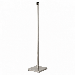 brushed stainless steel square leg.