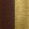 corten lacquered and brushed brass