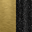 brushed brass and black glitter