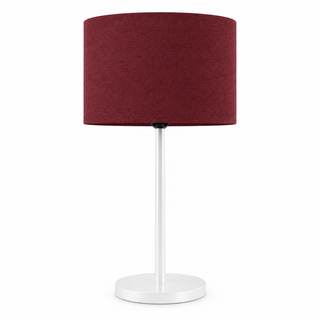 WHITE LACQUERED ROUND CANDLESTICK
