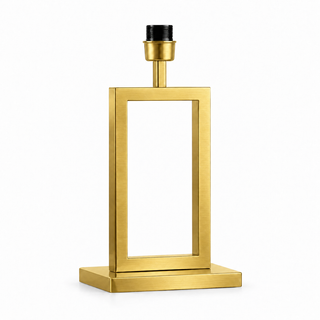 BRUSHED BRASS SQUARE SIDE TABLE