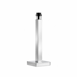 candélabre de table carré en acier inoxydable 35 cm