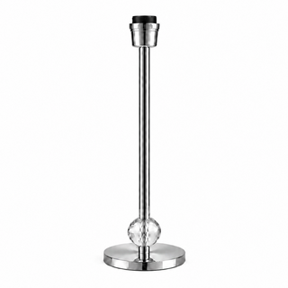 cand. polished stainless steel base crystal ball