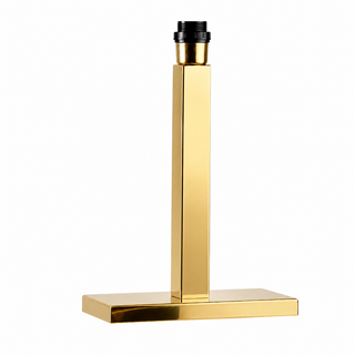CAND. BASE TABLE RET AND SQUARE TUBE POLISHED BRASS