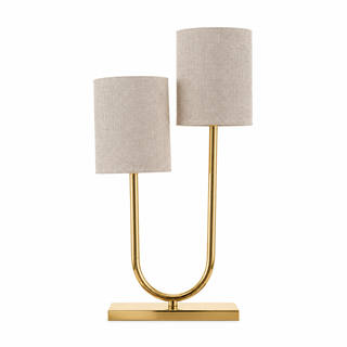 CAND, BRASS ROCK TABLE