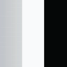 white lacquered, black lacquered and polished stainless steel