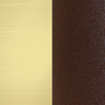 rust lacquer and polished brass
